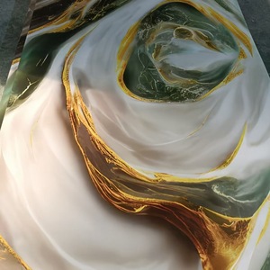 Nhà Máy Tùy Chỉnh Cắt Cao Bóng 3D Tường Bằng Đá Cẩm Thạch Tấm <span class=keywords><strong>PVC</strong></span> Trang Trí Nhựa Với Lớp Phủ UV 3Mm Độ Dày In Tấm - Product Image 6