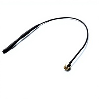 Antenne WiFi Pigtail OEM d'usine 2,4 GHz 5,8 GHz 3 dBi 150 mm Longueur personnalisée Connecteur -40~85 ° Module de routeur sans fil C