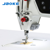 Machine à coudre industrielle à point droit à entraînement direct par ordinateur à aiguille simple JAOKE JK-A8, 550W, lubrification automatique