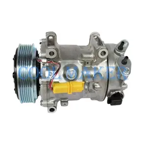 6C12 Voor Citroen Berlingo C3 C4/Peugeot 207 2008 3008 Ac Compressor 1607424980 1608473380 6453QJ 6453QK 9651910980 9651911480