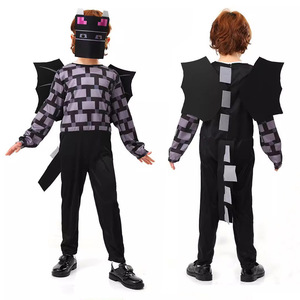 Disfraz de Minecraft para niños, traje de cosplay, aleación de diamante, dragón Ender, ropa de juego de rol de Halloween para niños - Product Image 5