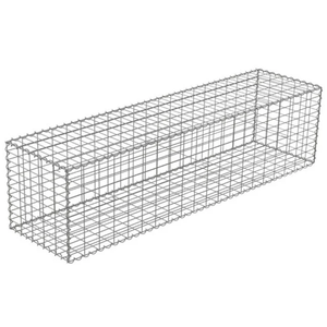 Gabion Mur extérieur Gabion Panier Poteau Mur de pierre de roche Acier galvanisé Zinc enduit Usine - Product Image 2