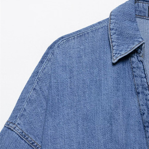 Bộ mới của phụ nữ Denim Áo sơ mi và quần jean với một Niche và linh hoạt thiết kế phù hợp cho đi lại - Product Image 2