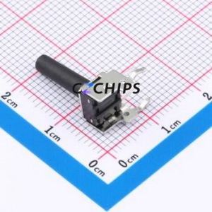 GT-TC101B-H160-L1 Tactile Switch Through hole,6x7.5mm Switch Single Pole Single Throw Round Button 2.5N Right Angle Insert - Product Image 2