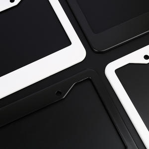 Marcos para Matrículas de Vehículos con Licencia de Estados Unidos, Venta Directa de Fábrica, Plástico ABS, Textura de Fibra de Carbono, OLIVER, Ajuste para Colgar 2/4 - Product Image 1