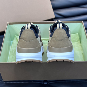 รองเท้าผู้ชายแบบผูกเชือก ระบายอากาศได้ดี ออกแบบตามสั่ง (OEM/ODM) พร้อมโลโก้ รองเท้าลำลองสไตล์วอล์คกิ้งสำหรับผู้ชาย - Product Image 5