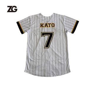 Maillots <span class=keywords><strong>de</strong></span> baseball à succès, imprimés par sublimation, style boutonné, vêtements <span class=keywords><strong>de</strong></span> <span class=keywords><strong>sport</strong></span> 100 % polyester, <span class=keywords><strong>pas</strong></span> chers, pour hommes - Product Image 4