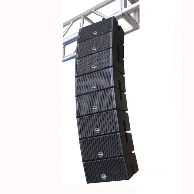 Professional China PRO Linear Line Array Speakers Powered Audio Sound System with High Quality Video & Lighting