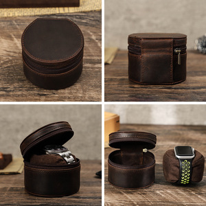 Caja Organizadora de Relojes Personalizada, Estuche de Viaje de Cuero para Joyería, Caja de Regalo Enrollable para Relojes - Product Image 4