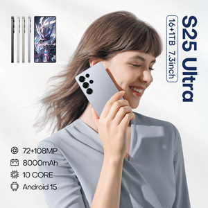 Toptan S25Ultra 5G Smartphone 16GB + 1TB bellek Decacore <span class=keywords><strong>CPU</strong></span> 108MP Android oyun telefonu 7.3 inç ekran Snch Sn Chsna cep telefonu - Product Image 6