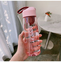 Personalizado de buena calidad portátil de gran capacidad deporte al aire libre 480ML 550ml botella de agua de plástico 550ml/650ml/750ml taza de negocios