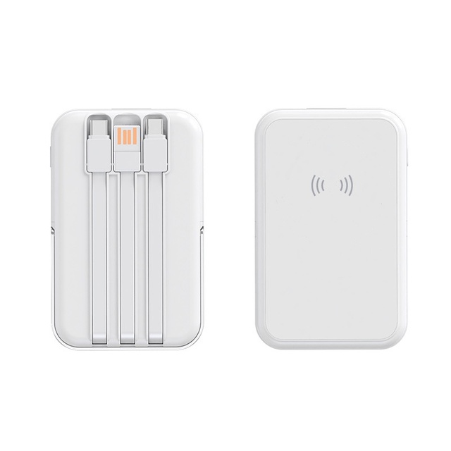 Portable PD 22.5W Wireless Magnetic Power Bank 5000mah Extra Battery Pack with Phone Holder Portable Power Station