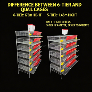Jaula para Codornices de Alta Calidad Tipo H con Alimentación Automática, <span class=keywords><strong>Jaulas</strong></span> para Codornices para Producción de Huevos, Jaula para Aves de Reproducción - Product Image 6