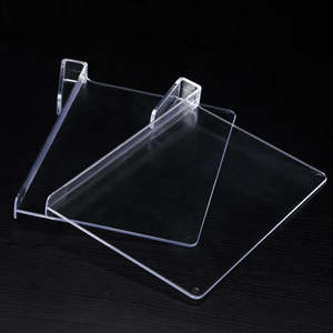 V-Shape White PVC Acrylic Office Desktop Name Plate Business Card <b>Table</b> <b>Number</b> <b>Holder</b> Stand Eco-Friendly Easy Installation - Product Image 6