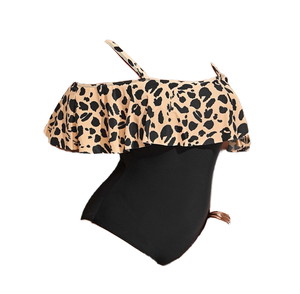 Maillot de bain une pièce grande taille imprimé léopard brésilien pour femme 2026 avec double bretelle, idéal pour la plage en été - Product Image 4