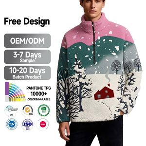 Chaqueta de Invierno de Forro <span class=keywords><strong>Polar</strong></span> Sherpa con Logotipo Personalizado OEM, Chaqueta de Camuflaje Impermeable y Cortavientos con <span class=keywords><strong>Capucha</strong></span> para Hombre, <span class=keywords><strong>Polar</strong></span> Grueso - Product Image 1