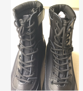 Botas Tácticas Definite TSB111-2 con Suela de PU, Cuero Liso Negro, Superligeras, 9 Pares de Ojales - Product Image 5