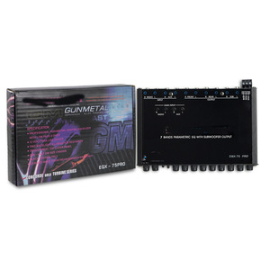 Ecualizador Paramétrico de 7 Bandas GM EQX-75PRO con Salida para Subwoofer, Ecualizador de Audio para Automóvil - Product Image 1