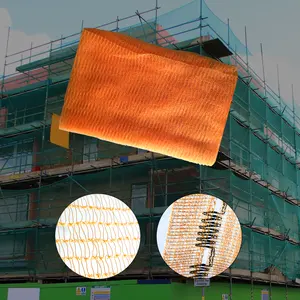 高密度聚乙烯防紫外线橙色建筑脚手架安全网