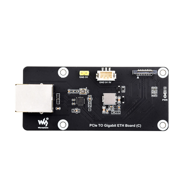 Raspberry Pi 5 PCIe Gigabit Ethernet Adapter Board Driver Free Plug and Play Compatible Raspberry Pi OS