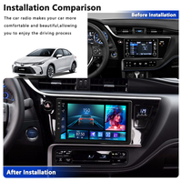 Meihua 9 pouces LHD Android lecteur multimédia de voiture écran tactile Radio Audio stéréo tableau de bord pour Toyota Corolla/Levin 2017-2019