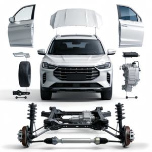 Venta al por mayor de nuevos kits de carrocería VIT para vehículos eléctricos, reemplazo de parachoques delantero y capó para Jetour T2 X70 X70plus X90 X90plus Dasheng - Product Image 4