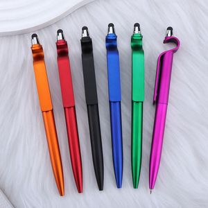 Custom 3-in-1 Retractable Ballpoint <b>Pen</b> for Tip Phone Holder Plastic for <b>Pen</b> for Touch Screens 1.0mm Black/Blue Ink - Product Image 4