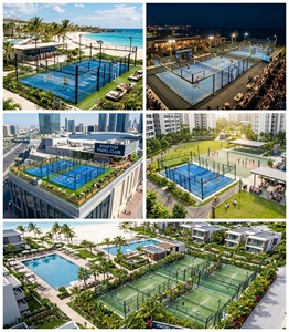 Cancha de Pádel Profesional con Vidrio Templado Estándar WPT para Clubes de Lujo, Cancha de Pádel Panorámica Personalizada - Product Image 5