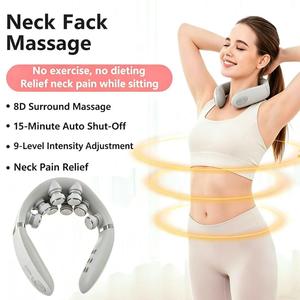 8D Neck Massager with Heat, 12 Modes Cervical Device, 9-Level Intensity for Pain Relief, OEM Supported - Product Image 3