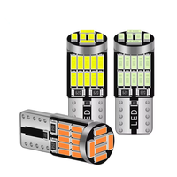 Ampoules LED W5W T10 26SMD 4014 6000K Canbus 5W 12V pour éclairage intérieur de voiture (lumière de carte, plafonnier, stationnement, positionnement, feux de signalisation)