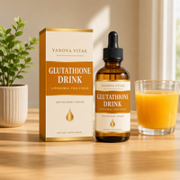 Boisson au Glutathion Végétalienne Sans OGM en Promotion avec PQQ et CoQ10 à Libération Liposomale – Complément Alimentaire