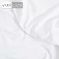 East West housse de couette de haute qualité 90*200 cm ensemble de literie d'hôtel tout nouveau produit 100 coton ensembles de draps de lit couette