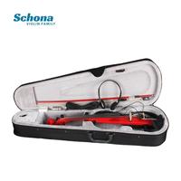 4/4 Colorful Spruce Top Maple Back Electric Violin Silent Practice Beginner Performance Violin for Adults