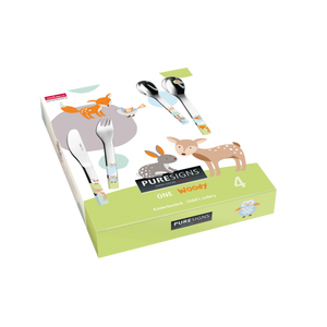 Puresigns Posate per Bambini Woody con Incisione (4 pezzi) - Product Image 4