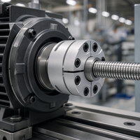 Pièce usinée CNC, conception monobloc rigide en alliage d'aluminium, composant de transmission à couple élevé, fabrication sur mesure selon dessin OEM