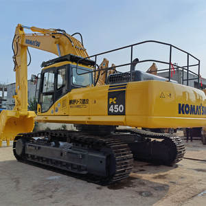 Excavatrice sur chenilles Komatsu PC450-7 d'occasion, godet de 2,1 m, équipement de construction de 45 tonnes, composants principaux : moteur, pompe, PLC, boîte de vitesses - Product Image 5