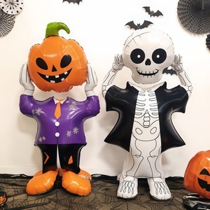 Halloween-Folienballons: Geisterfest, <span class=keywords><strong>Terror</strong></span>-Kopf, Kürbis, Halloween-Party-Dekorationen, Geister-Spielzeug - Product Image 3