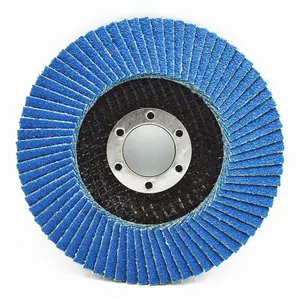 5-Inch 125Mm Gecalcineerde Alumina Flap Disc Pak Schuurgereedschap Voor Staal En Roestvrij Staal Schuren