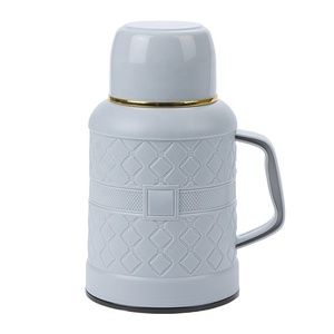 Flacons à <span class=keywords><strong>vide</strong></span> portables de grande capacité 1L et thermos réservoir intérieur en verre en plastique bouilloire à eau chaude bouteille théières avec poignée - Product Image 6