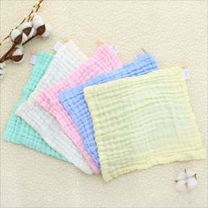Large 6 Layers Baby Burp Cloths 100% Cotton <b>Muslin</b> Washcloths Soft and Absorbent Baby Burping Cloth for Girls and Boy - Product Image 1