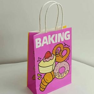 Bolsas de Compra de Papel Kraft Ecológicas con Logotipo Personalizado, Bolsas de Papel Marrón con Asas para Alimentos y Regalos de Lujo, Bolsas de Papel Recicladas al por Mayor - Product Image 1