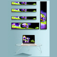 Rack-Montierter LCD-Bildschirm Stretch Bar-FHD 1920x1080 Auflösung Android 11 OS IoT-Konnektivität Cloud-basiertes CMS 3-Jahres-Garantie für