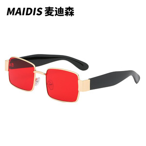 Jamie 3456 Metal Frame Square Sunglasses Gold Unisex UV400 Protection Street Style - Product Image 4