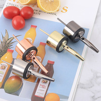 Accessoires en acier inoxydable personnalisé bouchon de vin verseur de vin pour bouteille de vin