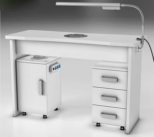 <span class=keywords><strong>Mesa</strong></span> <span class=keywords><strong>de</strong></span> <span class=keywords><strong>manicura</strong></span> profesional con ventilación, doble asiento - Product Image 1