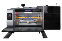 Machine de rainage de découpe ondulée entièrement automatique à 4 couleurs à encre flexo transfert sous vide fabrication de boîtes en carton impression rainurage