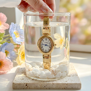 <span class=keywords><strong>Montre</strong></span> pour <span class=keywords><strong>femme</strong></span> Scottie 9780c ovale de luxe avec bracelet en acier inoxydable, verre minéral, étanche 3 bars, mouvement à quartz - Product Image 2
