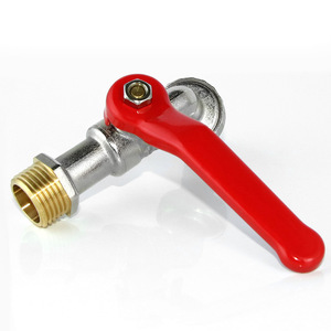 Grifo de cobre engrosado para montaje en cubierta, monomando, gran caudal, para lavado de coches al aire libre y riego de jardín - Product Image 1
