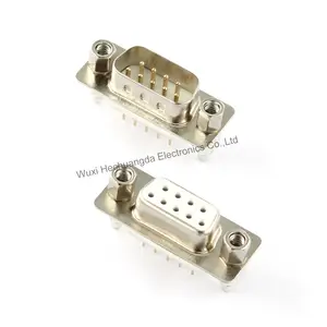 With Fixed Screw Dp9 Dp15 Dp25 Dp37 Male Female Connector Insert Plate Type D-Sub DB9 DB15 DB25 DB37 9/15/25/37 Pin