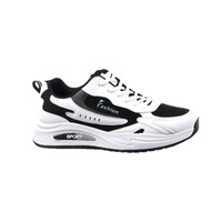Zapatillas deportivas casuales de malla transpirable de talla grande para hombre 2025 al por mayor, con cordones suaves, a la moda, para primavera y otoño, que aumentan la altura.